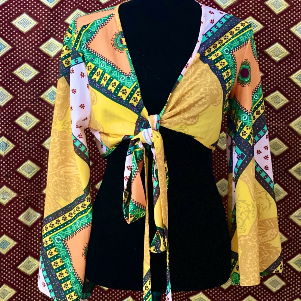 Boho Gypsy Crop Top Gitana Style - image 1